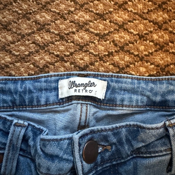 Wrangler Denim Blue Wide Leg Women's Jeans - Picture 3 of 3